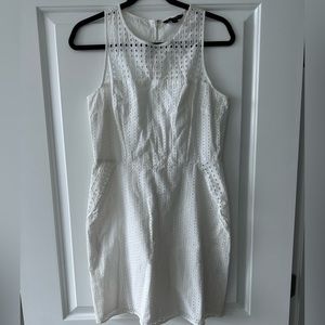 NWT White Eyelet Dress